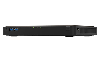 QNAP TBS-464 NAS Desktop Intel® Celeron® N5105 8 GB DDR4 0 TB QNAP Turbo System Black