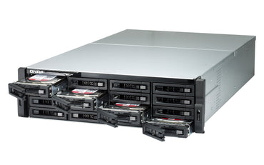 QNAP TDS-16489U R2 NAS Rack (3U) Intel® Xeon® E5 v4 E5-2620V4 128 GB DDR4 0 TB QNAP QES Black, Grey