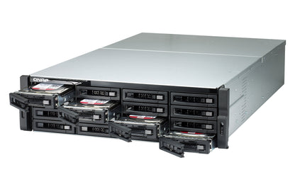 QNAP TDS-16489U R2 NAS Rack (3U) Intel® Xeon® E5 v4 E5-2630V4 128 GB DDR4 0 TB QNAP QES Black, Grey