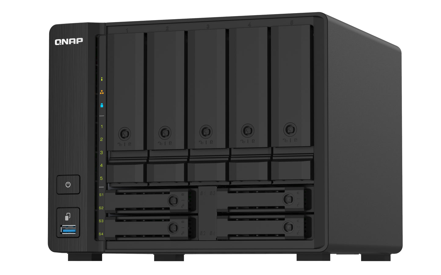 QNAP TS-932PX-4G NAS Tower Annapurna Labs Alpine AL-324 4 GB DDR4 40 TB HDD QNAP Turbo System Black