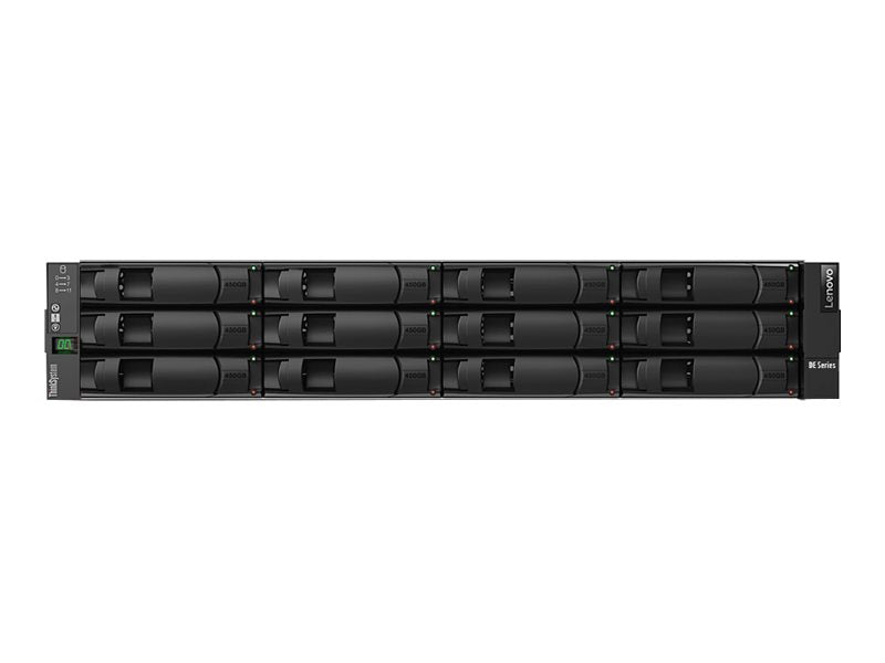 Lenovo ThinkSystem DE4000H Hybrid 2U12 LFF controller enclosure