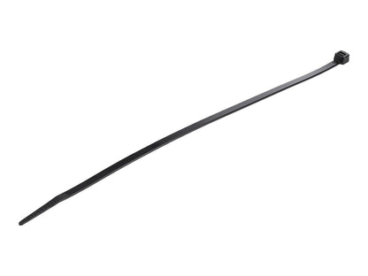StarTech.com 10"(25cm) Cable Ties, 1/8"(4mm) wide, 2-5/8"(68mm) Bundle Diameter, 50lb(22kg) Tensile Strength, Nylon Self Locking Zip Ties w/ Curved Tip, 94V-2/UL Listed, 100 Pack, Black