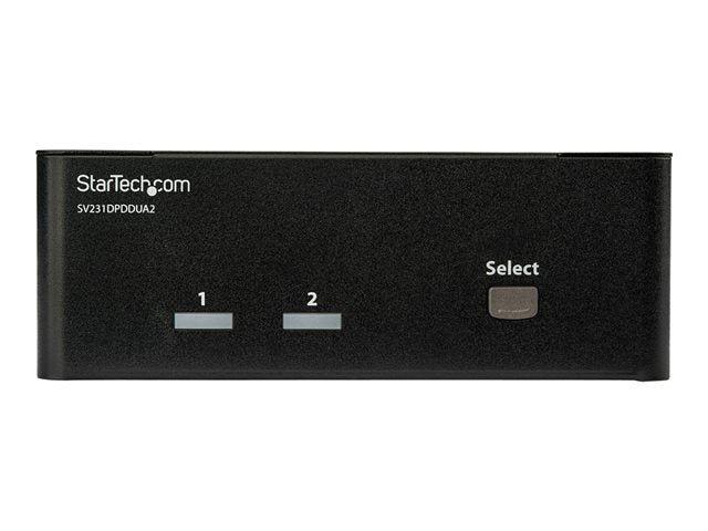 2 Port Dual Monitor DP 1.2 KVM
