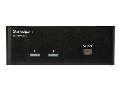 2 Port Dual Monitor DP 1.2 KVM