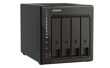 QNAP QVP-41C NAS/storage server Tower Intel® Celeron® J6412 8 GB DDR4 0 TB Black