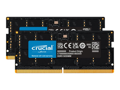 Crucial - DDR5 - kit - 64 GB: 2 x 32 GB - SO-DIMM 262-pin / PC5-44800