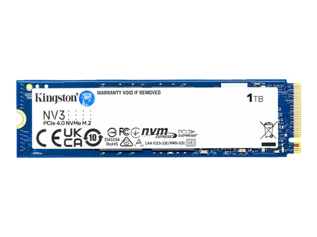 Kingston NV3 - SSD - 1 TB - PCIe 4.0 x4 (NVMe)
