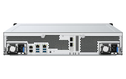 QNAP TDS-h2489FU NAS Rack (2U) Intel Xeon Silver 4314 256 GB DDR4 0 TB QuTS hero Black, Silver