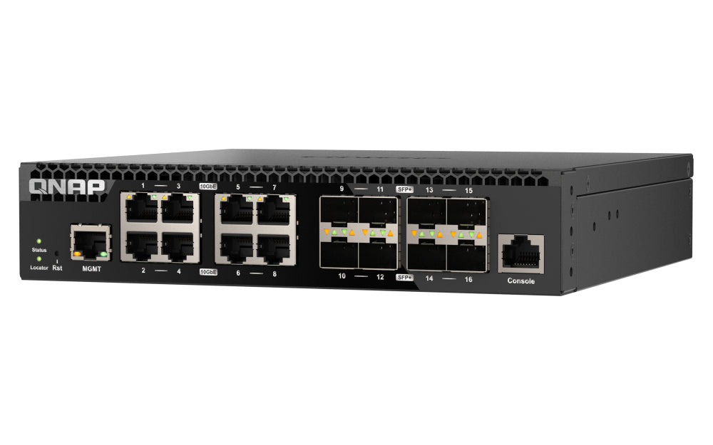 QNAP QSW-M3216R-8S8T network switch Managed L2/L3 10G Ethernet (100/1000/10000) 1U Black